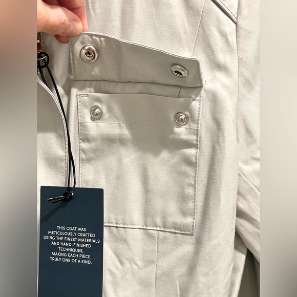 Cole Haan Women's Safari Jacket with‎ Stand Collar- New w Tags-Size Small - Picture 9 of 14